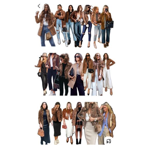 Vintage Chadwicks of Boston 90's Camel Brown 100% Leather Size 16 Bomber Jacket - Picture 8 of 11